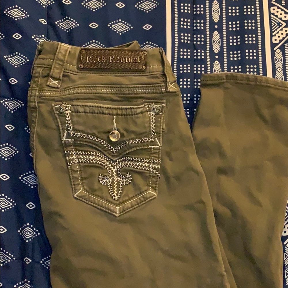 Designer Rock revival jeans
